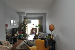 open concept kitchen-living -dining